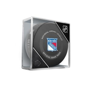 InGlasCo Fanouškovský puk NHL Official Game Puck (1ks), New York Rangers