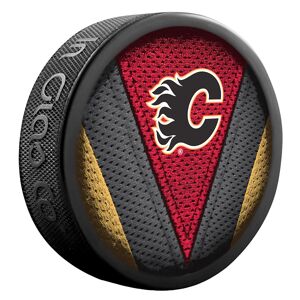 InGlasCo Fanouškovský puk NHL Stitch Blister (1ks), Calgary Flames