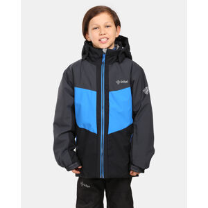 Chlapecká lyžařská bunda kilpi ateni-jb tmavě šedá 110-116