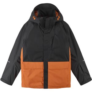 Chlapecká zimní lyžařská bunda reima timola černá/oranžová 134