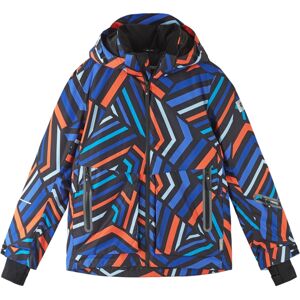Chlapecká zimní lyžařská bunda reima tirro modrá/oranžová 116