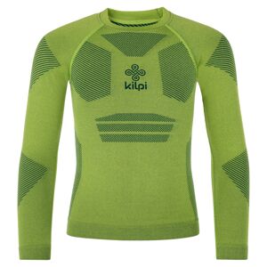 Chlapecké funkční triko s dlouhým rukávem kilpi nathan-jb světle zelená 10
