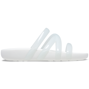 Dámské sandále crocs splash glossy strappy bílá 37-38