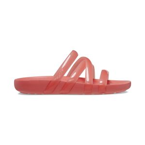Dámské sandále crocs splash glossy strappy světle červená 39-40