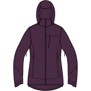 Dámská voděodolná bunda viking trek pro 2.0 fialová l