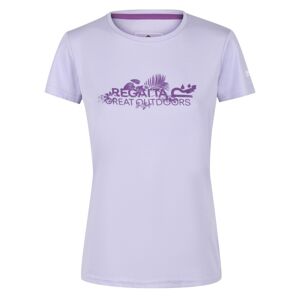 Dámské funkční tričko regatta fingal v fialová 34