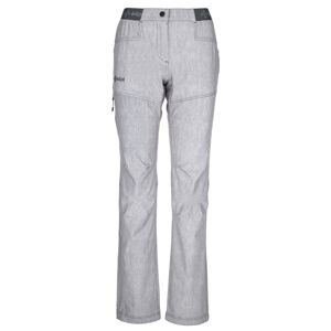 Dámské lehké outdoorové kalhoty kilpi mimicri-w světle šedá 34