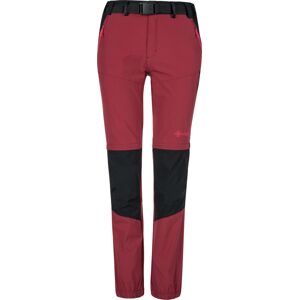 Dámské outdoorové kalhoty kilpi hosio-w tmavě červená  36