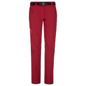 Dámské outdoorové kalhoty kilpi wanaka-w tmavě červená 34