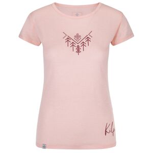 Dámské outdoorové tričko kilpi garove-w světle růžová 34