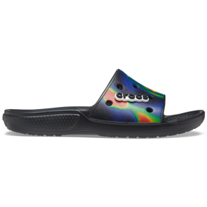 Dámské pantofle crocs classic slide solarized černá/tmavě modrá 37-38