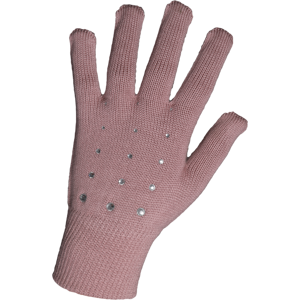 Dámské pletené rukavice sherpa donna růžová uni