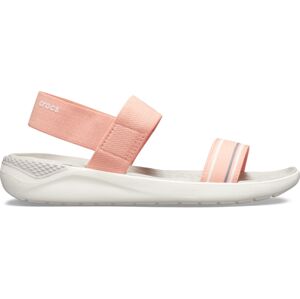 Dámské sandály crocs literide sandal w melounově růžová/bílá 37-38
