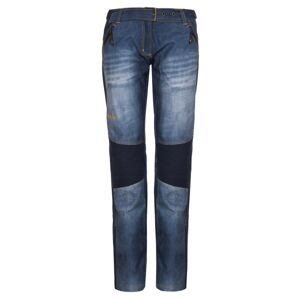 Dámské softshellové kalhoty kilpi jeanso-w modrá 34