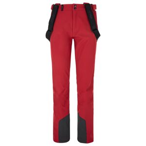 Dámské softshellové lyžařské kalhoty kilpi rhea-w tmavě červená 36s