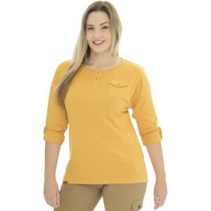 Dámské tričko bushman laurra žlutá l