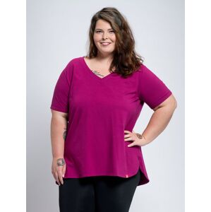 Dámské tričko cityzen lady plus size purpurová 54
