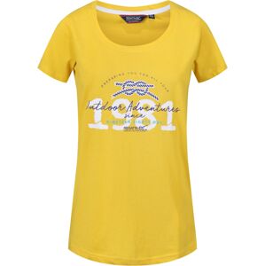 Dámské tričko regatta filandra iii žlutá 36