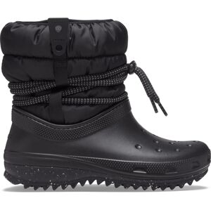 Dámské zimní boty crocs classic neo puff černá 34-35