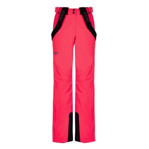 Dámské zimní lyžařské kalhoty kilpi elare-w růžová 34