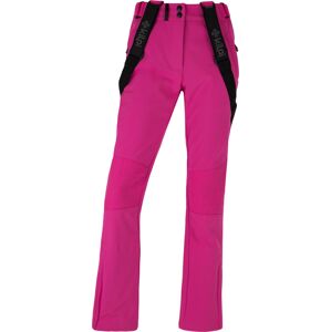 Dámské zimní softshellové kalhoty kilpi dione-w růžová 42