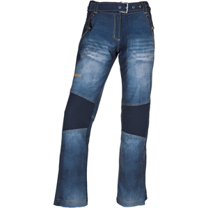 Dámské zimní softshellové kalhoty kilpi jeanso-w modrá   34