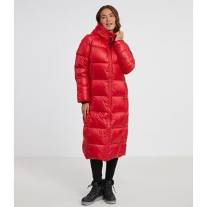 Dámský oversized kabát anna sam 73 červená s
