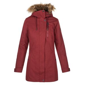 Dámský zimní kabát kilpi peru-w tmavě červená 34