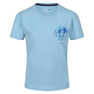 Dětské bavlněné tričko regatta bosley v světle modrá 98_104