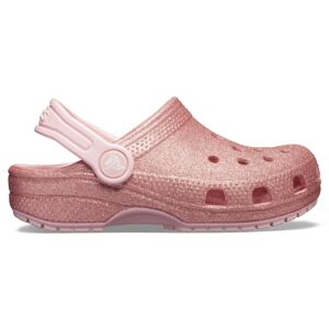 Dětské boty crocs classic glitter růžová 33-34