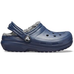 Dětské boty crocs classic lined tmavě modrá/šedá 33-34