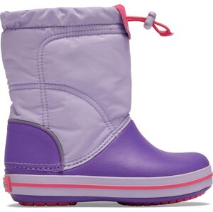 Dětské boty crocs crocband lodgepoint boot k fialová 25-26