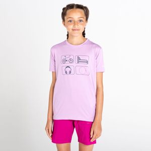 Dětské funkční tričko dare2b rightful světle růžová 110_116