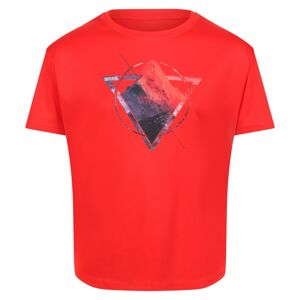 Dětské funkční tričko regatta alvarado vi červená 122_128