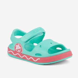 Dětské sandály coqui fobee mentolově zelená/růžová 30-31