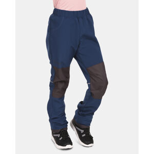Dětské softshellové kalhoty kilpi rizo-j tmavě modrá 158