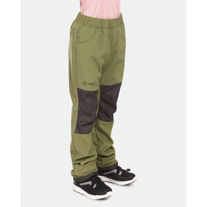 Dětské softshellové kalhoty kilpi rizo-j zelená 152