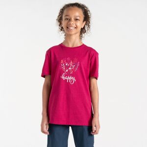Dětské tričko dare2b trailblazer tmavě růžová 152