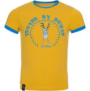 Dětské tričko kilpi mercy-jb žlutá 122_128