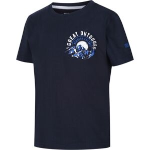 Dětské tričko regatta bosley ii tmavě modrá/bílá 110_116