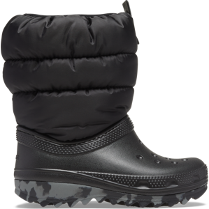 Dětské zimní boty crocs classic neo puff černá 28-29