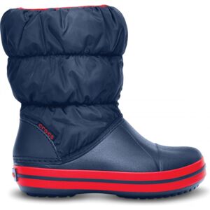 Dětské zimní boty crocs winter puff boot tmavě modrá/červená 33-34
