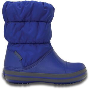 Dětské zimní boty crocs winter puff modrá/šedá 34-35