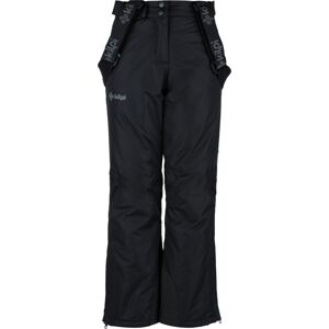 Dětské zimní lyžařské kalhoty kilpi elare-jg černá   134_140
