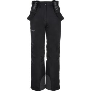 Dětské zimní lyžařské kalhoty kilpi elare-jg černá 158
