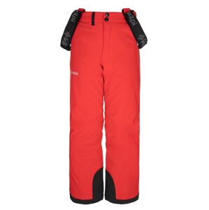 Dětské zimní lyžařské kalhoty kilpi methone-jb červená 134_140