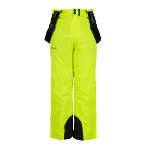 Dětské zimní lyžařské kalhoty kilpi methone-jb žlutá  158