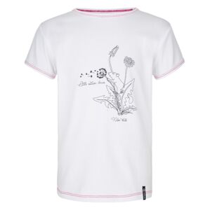 Dívčí bavlněné tričko kilpi avio-jg bílá 122_128