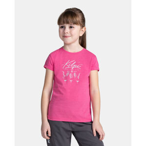 Dívčí triko kilpi malga-jg růžová 122_128