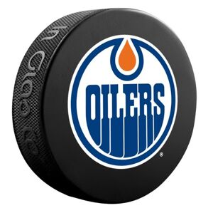 InGlasCo Fanouškovský puk NHL Logo Blister (1ks), Edmonton Oilers